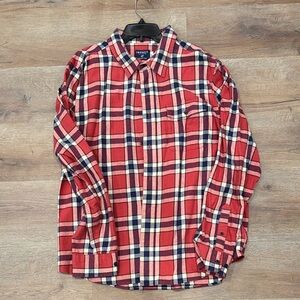 United by Blue Red and Blue Plaid Casual Shirt